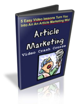 Product picture Article Marketing Video Crash Course
