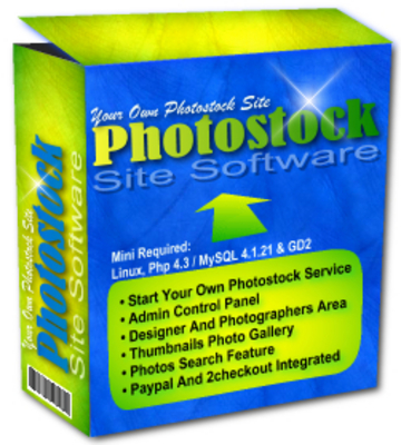 Product picture Photo Stock Site Script