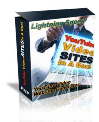 Product picture Your Tube Video Sites Generator In A Box
